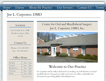 Tablet Screenshot of carpenterdmd.com